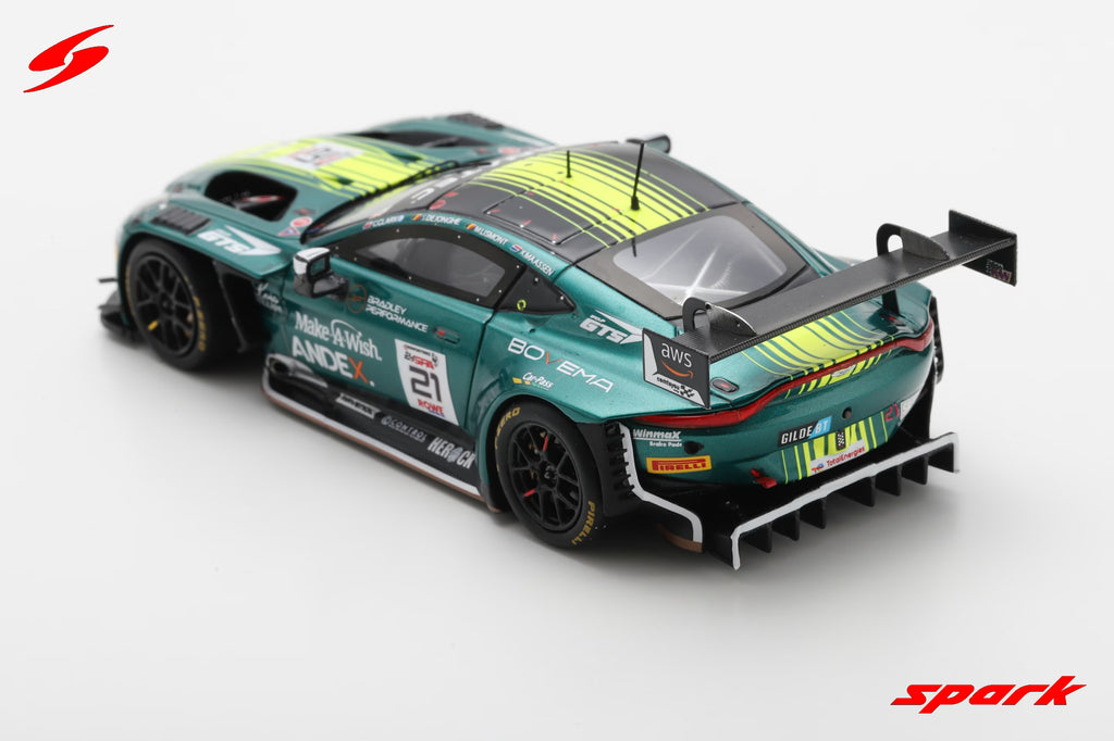 Aston Martin Vantage AMR GT3 EVO No.21 Comtoyou Racing 24H Spa 2024 C. Clark – M. Lismont – X. Maassen – S. Dejonghe Limited 300  1:43
