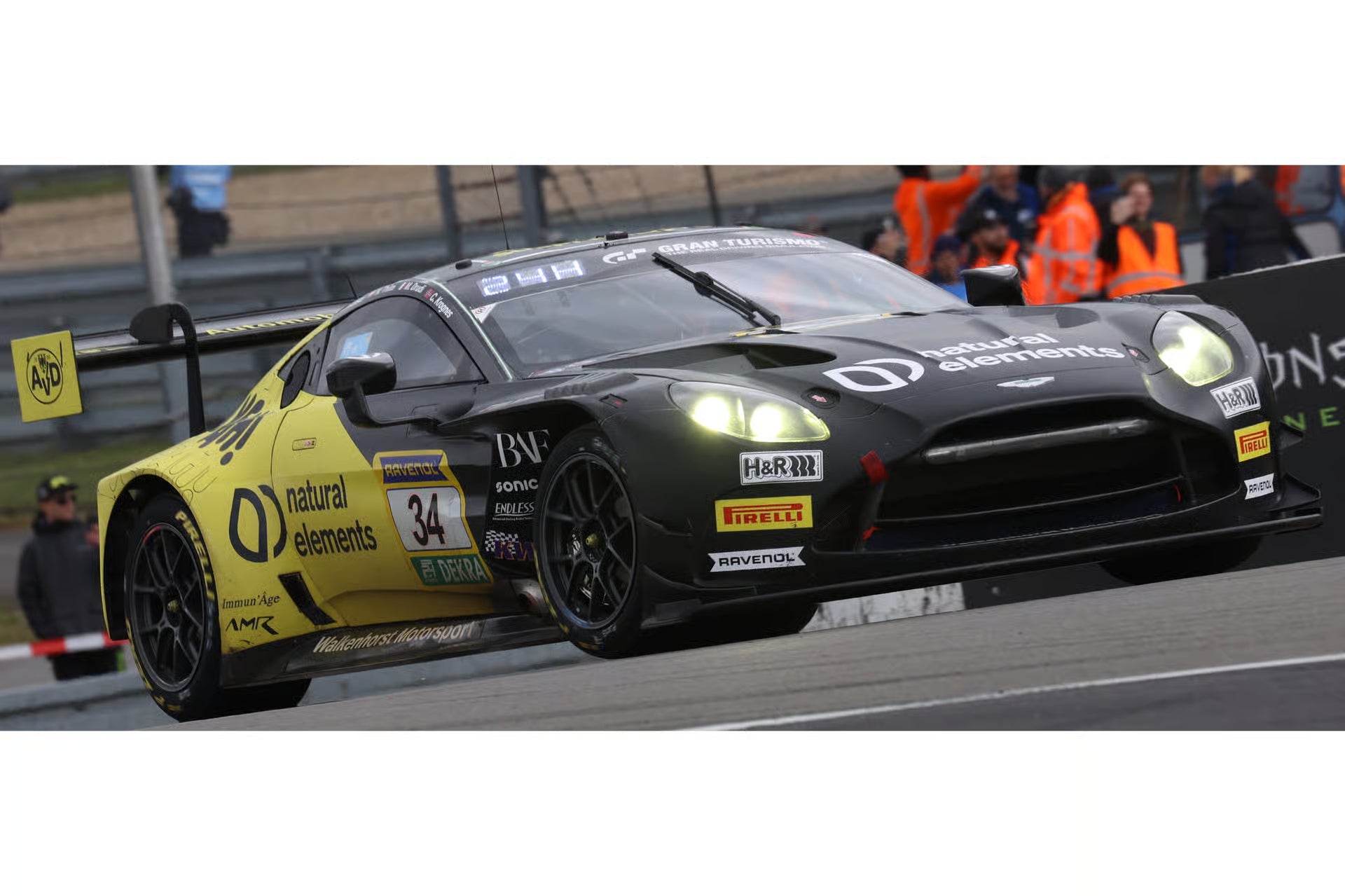 Pre-Order Aston Martin Vantage AMR GT3 EVO No.34 natural elements by Walkenhorst Motorsport 2nd 24H Nürburgring 2026 C. Krognes - M. Drudi - N. Thiim - F. Fernadez Laser Limited 500 1:43
