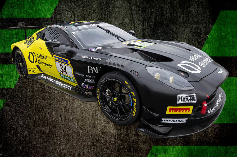 Pre-Order 1:18 Aston Martin Vantage AMR GT3 EVO No.34 natural elements by Walkenhorst Motorsport 2nd 24H Nürburgring 2026 C. Krognes - M. Drudi - N. Thiim - F. Fernadez Laser Limited 500
