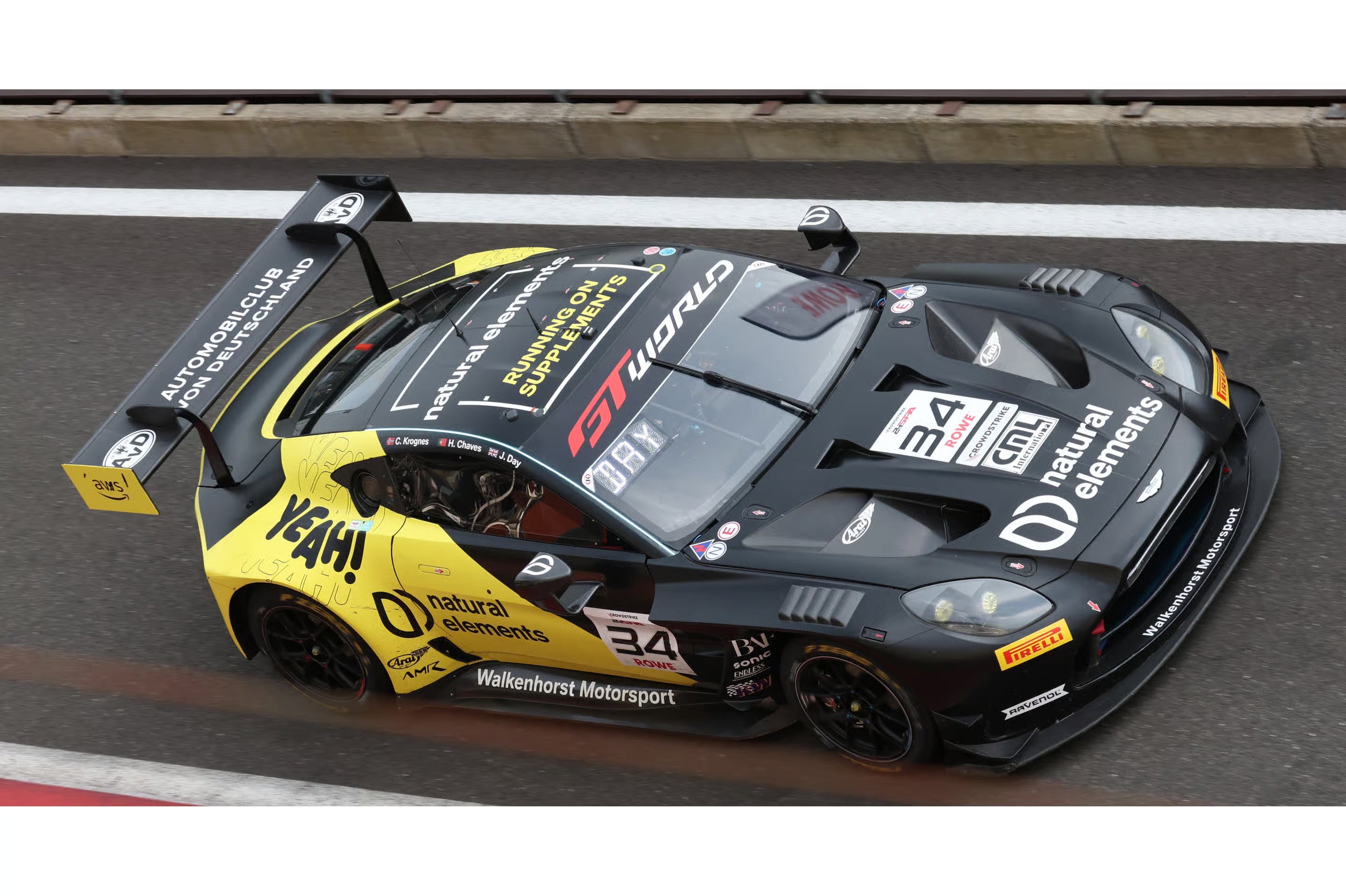Pre-Order Aston Martin Vantage AMR GT3 EVO No.34 natural elements by Walkenhorst Motorsport 7th 24H Spa 2026 H. Chaves - C. Krognes - J. Day Limited 500