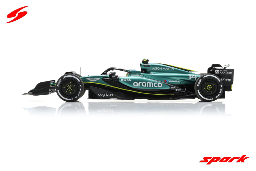 Aston Martin Aramco F1 Team AMR24 No.14 Saudi Arabian GP 2024 Fernando Alonso 1:18