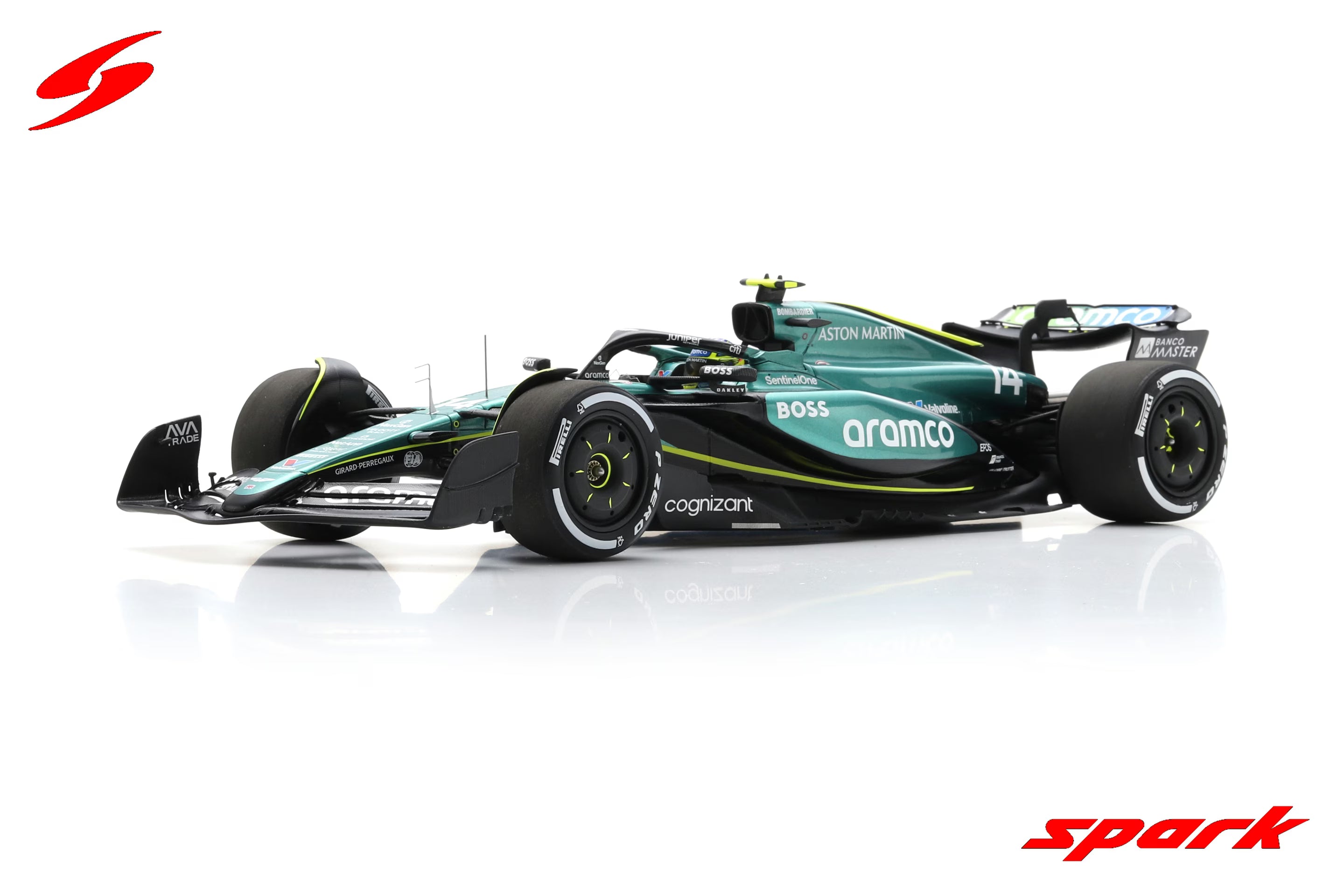Aston Martin Aramco F1 Team AMR24 No.14 Saudi Arabian GP 2024 Fernando Alonso 1:18
