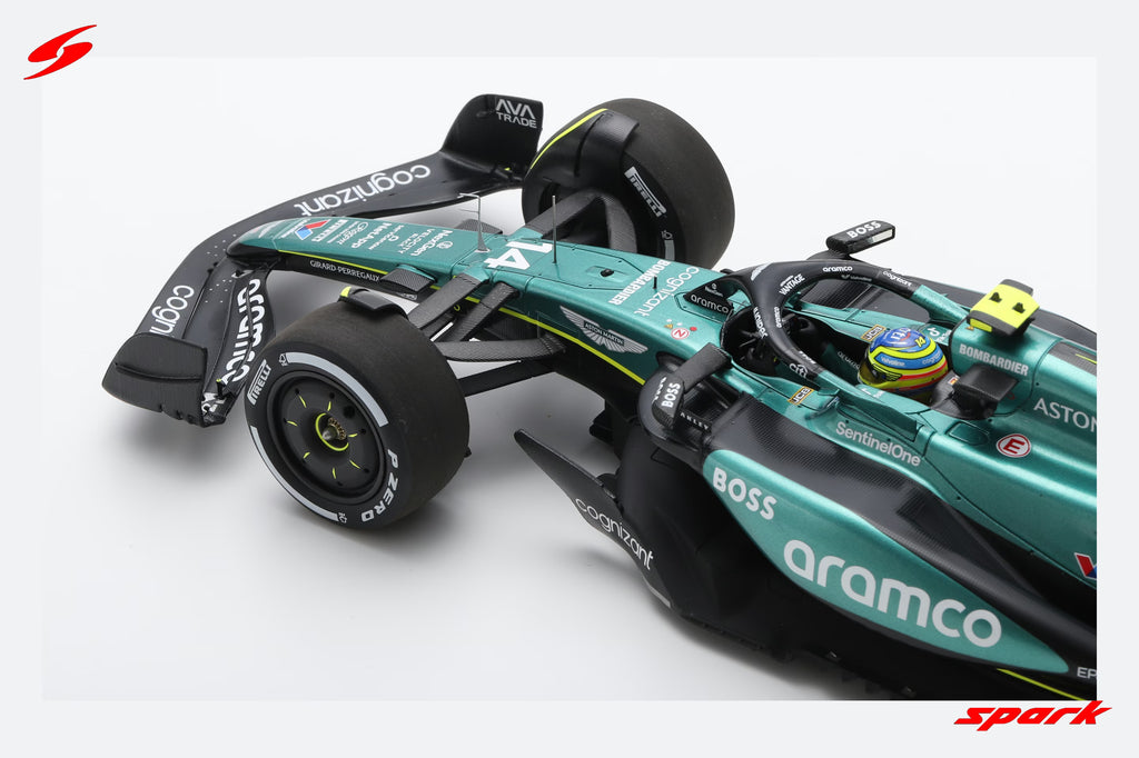 Aston Martin Aramco F1 Team AMR24 No.14 Saudi Arabian GP 2024 Fernando Alonso 1:18