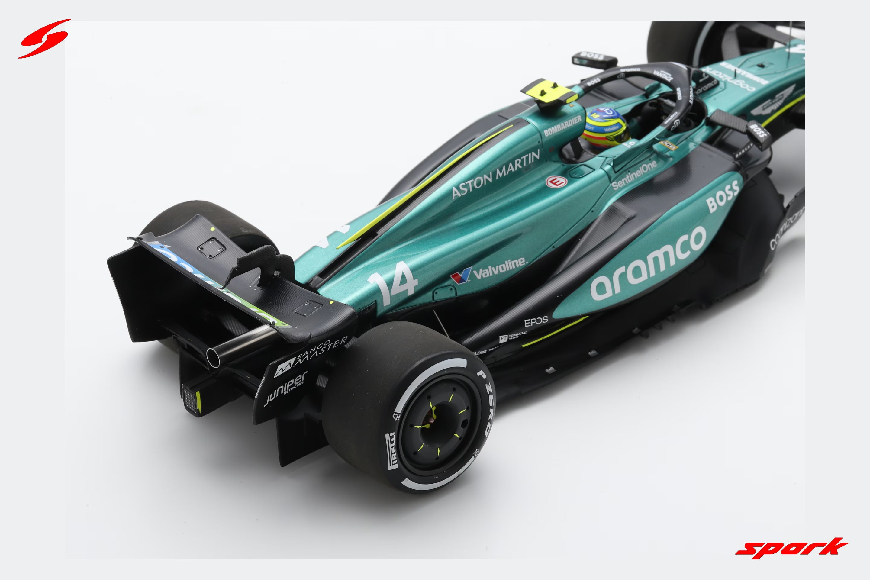 Aston Martin Aramco F1 Team AMR24 No.14 Saudi Arabian GP 2024 Fernando Alonso 1:18