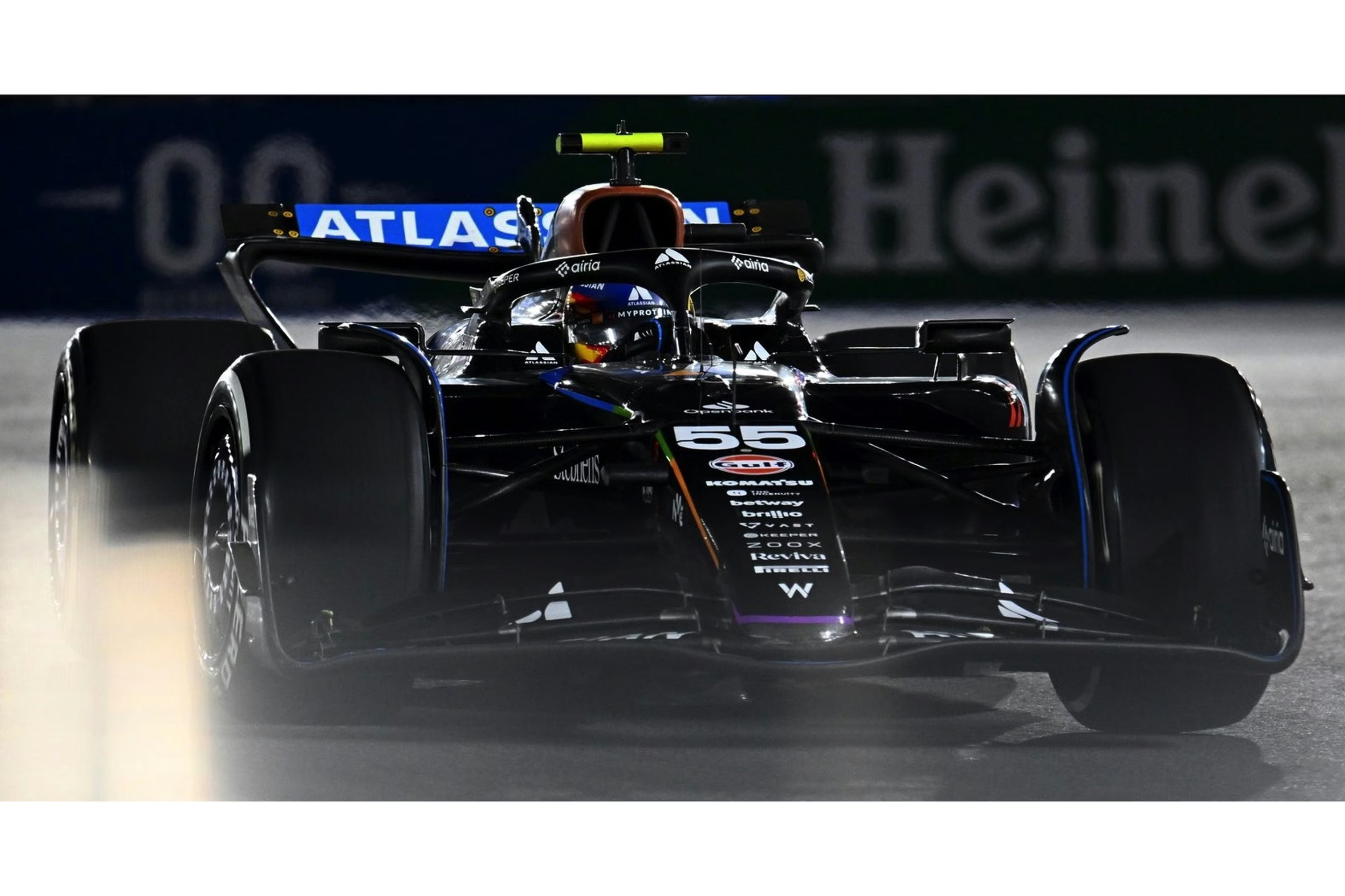 Atlassian Williams F1 Team FW47 No.55 5th Las Vegas GP 2025 Carlos Sainz 1:43