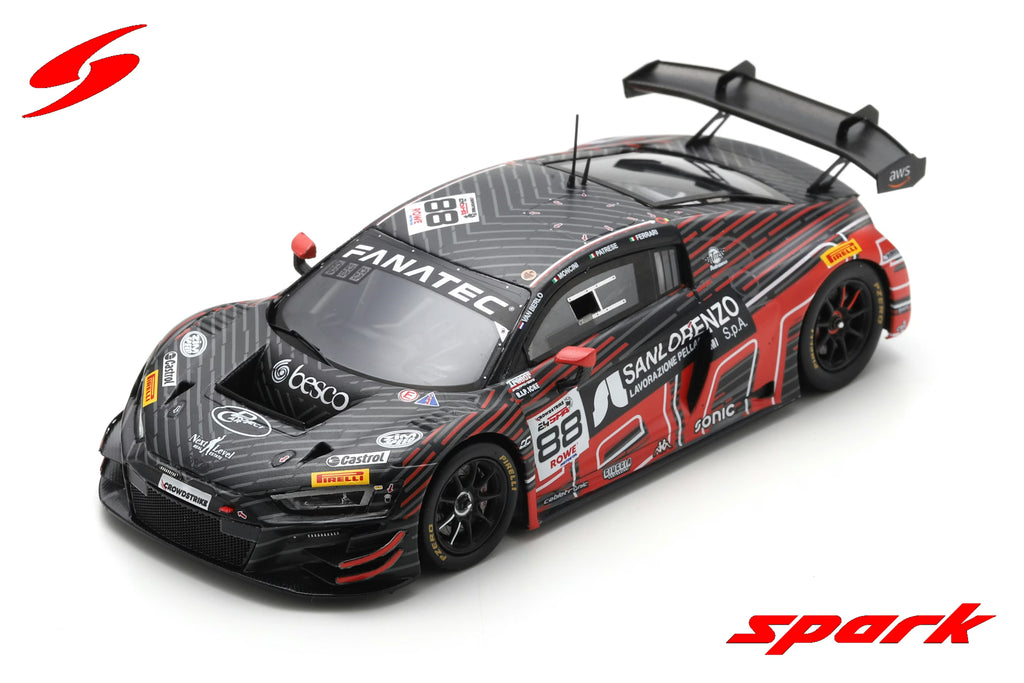 Audi R8 LMS GT3 EVO II No.88 Tresor Attempto Racing 24H Spa 2024 L. Moncini – L. Patrese – L. Ferrari – G. van Berlo Limited 300  1:43