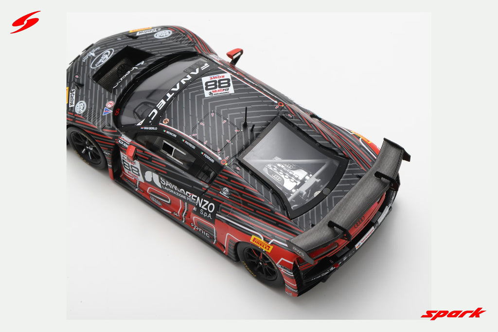 Audi R8 LMS GT3 EVO II No.88 Tresor Attempto Racing 24H Spa 2024 L. Moncini – L. Patrese – L. Ferrari – G. van Berlo Limited 300  1:43