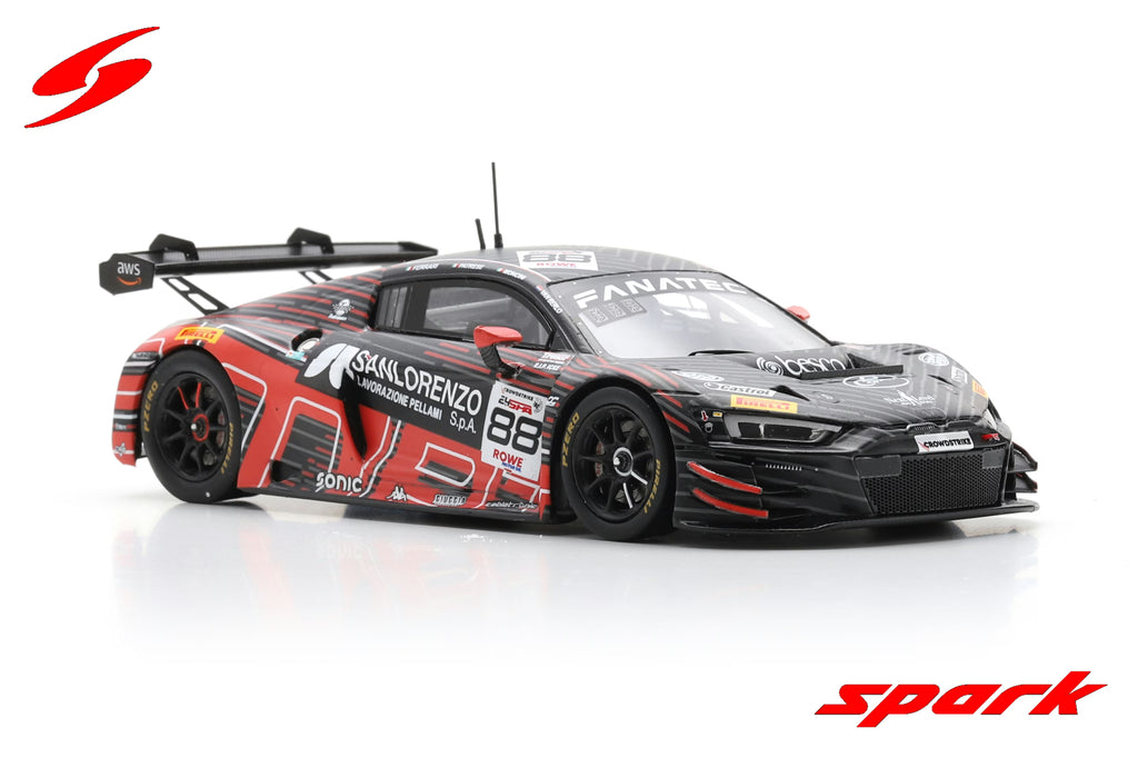 Audi R8 LMS GT3 EVO II No.88 Tresor Attempto Racing 24H Spa 2024 L. Moncini – L. Patrese – L. Ferrari – G. van Berlo Limited 300  1:43