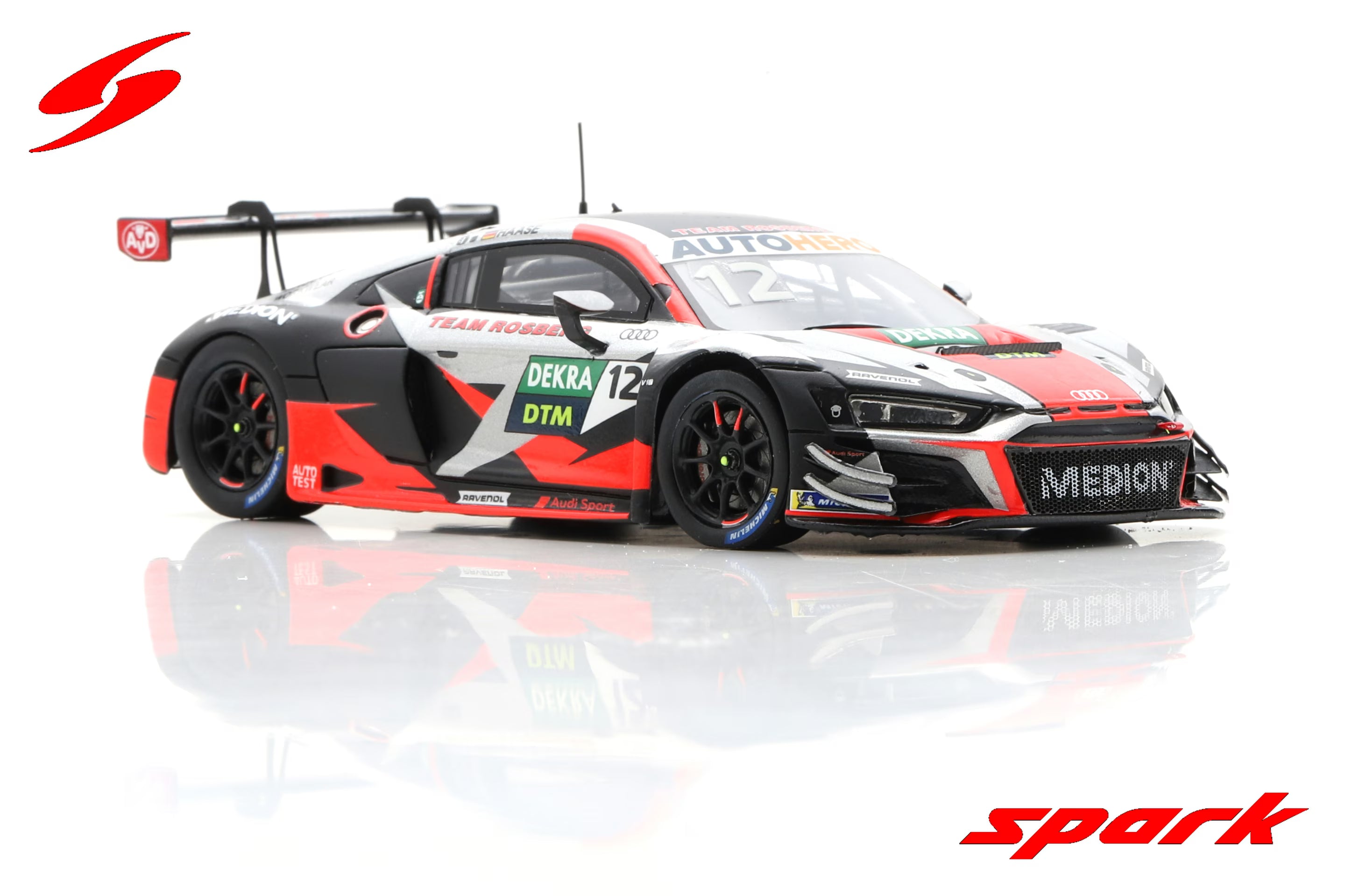 Audi R8 LMS GT3 No.12 Team Rosberg - DTM 2021 - Christopher Haase  1:43