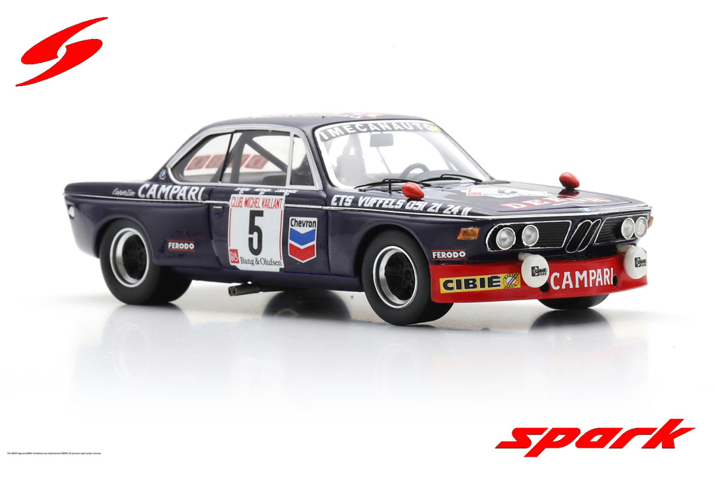 BMW 3.0CSi No.5 24H Spa 1975 J. Sauvage - J-P. RieuLimited 300  1:43