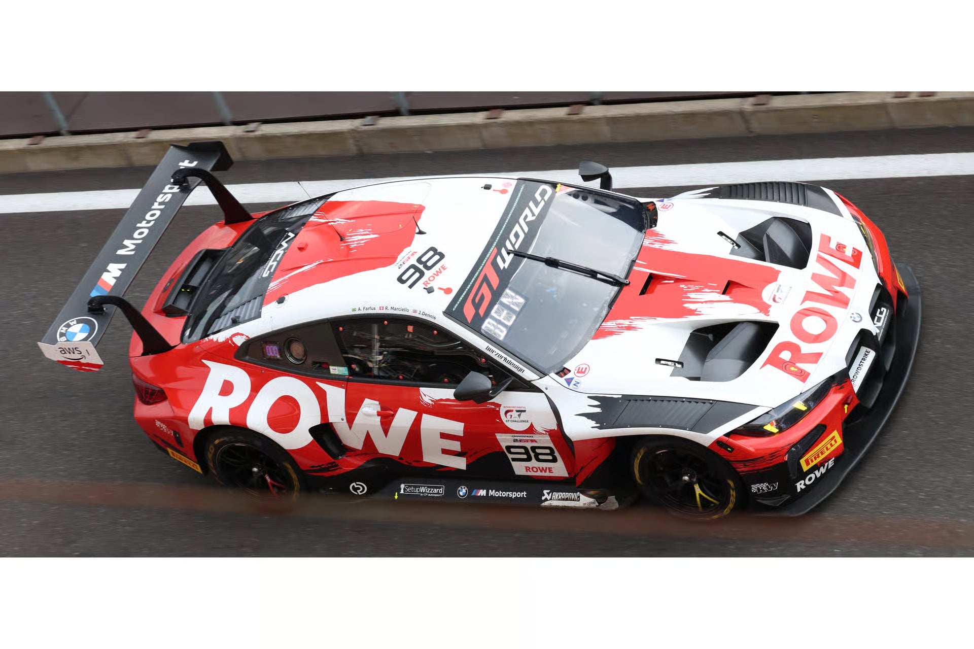 Pre-Order BMW M4 GT3 EVO No.98 Rowe Racing 9th 24H Spa 2026 A. Farfus - J. Dennis - R. Marciello Limited 500 1:64