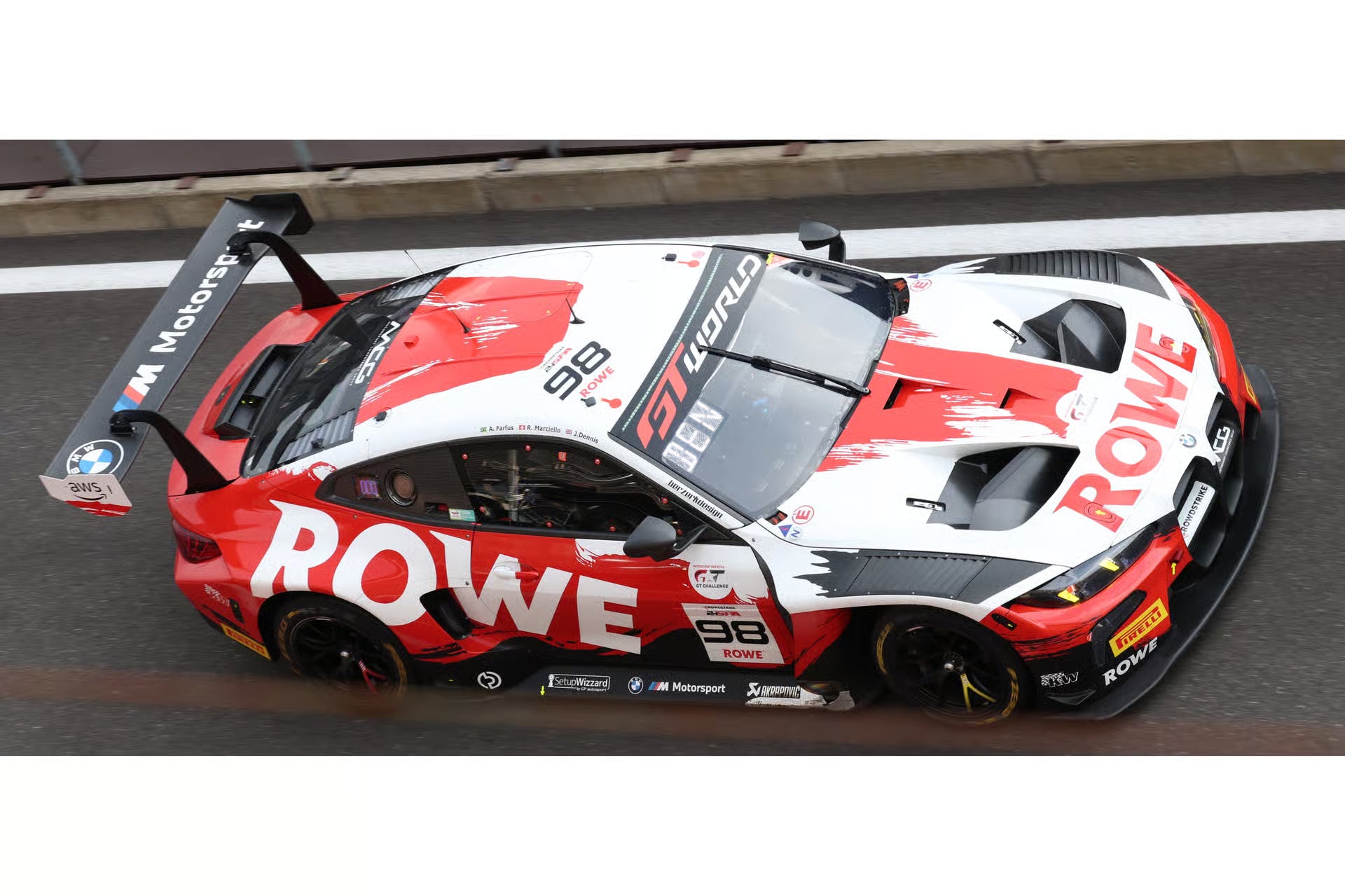 Pre-Order BMW M4 GT3 EVO No.98 Rowe Racing 9th 24H Spa 2026 A. Farfus - J. Dennis - R. Marciello Limited 500