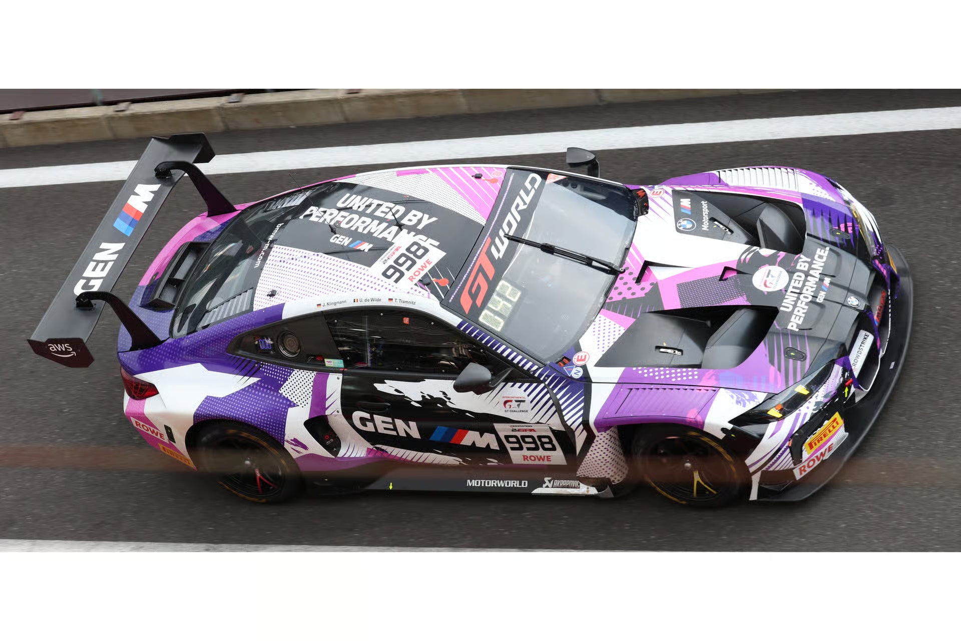 Pre-Order BMW M4 GT3 EVO No.998 Rowe Racing 24H Spa 2026 U. De Wilde - T. Tramnitz - J. Klingmann Limited 300