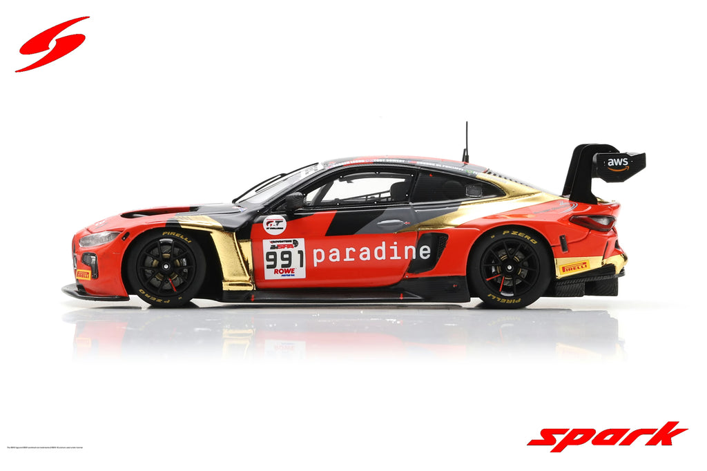 BMW M4 GT3 No.991 Century Motorsport 24H Spa 2024 D. Leung – P. Ebrahim Carvalho – T. Sowery - C. de Phillippi Limited 300  1:43