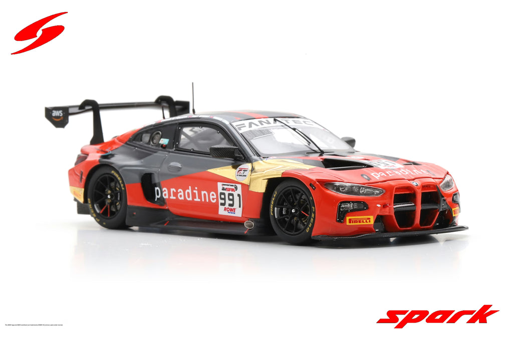 BMW M4 GT3 No.991 Century Motorsport 24H Spa 2024 D. Leung – P. Ebrahim Carvalho – T. Sowery - C. de Phillippi Limited 300  1:43