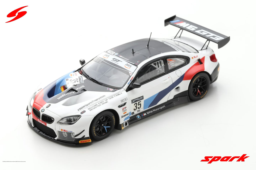 Pre-Order - BMW M6 GT3 No.35 Walkenhorst Motorsport 24H Spa 2020 M. Tomczyk - D. Pittard - N. Yelloly Limited 300  1:43