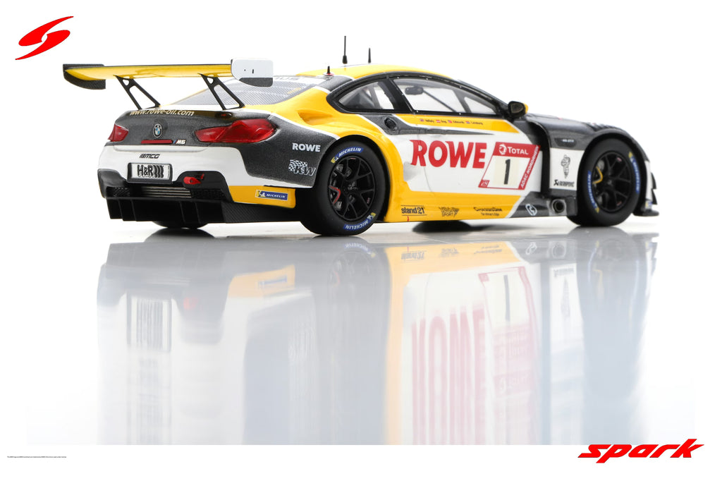 BMW M6 GT3 No.1 ROWE RACING - Pole Position 24H Nürburgring 2021 - N. Catsburg - J. Edwards - P. Eng - N. Yelloly  1:43
