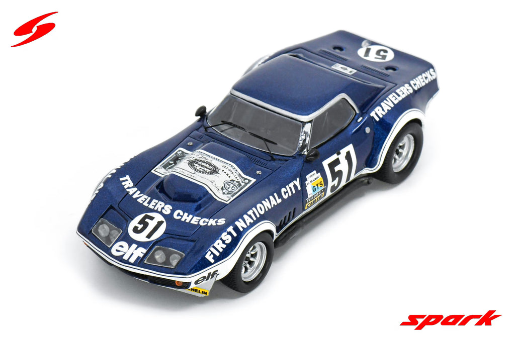 Chevrolet Corvette C3 No.51 18th 24H Le Mans 1974 H. Greder - M-C. Beaumont 1:43