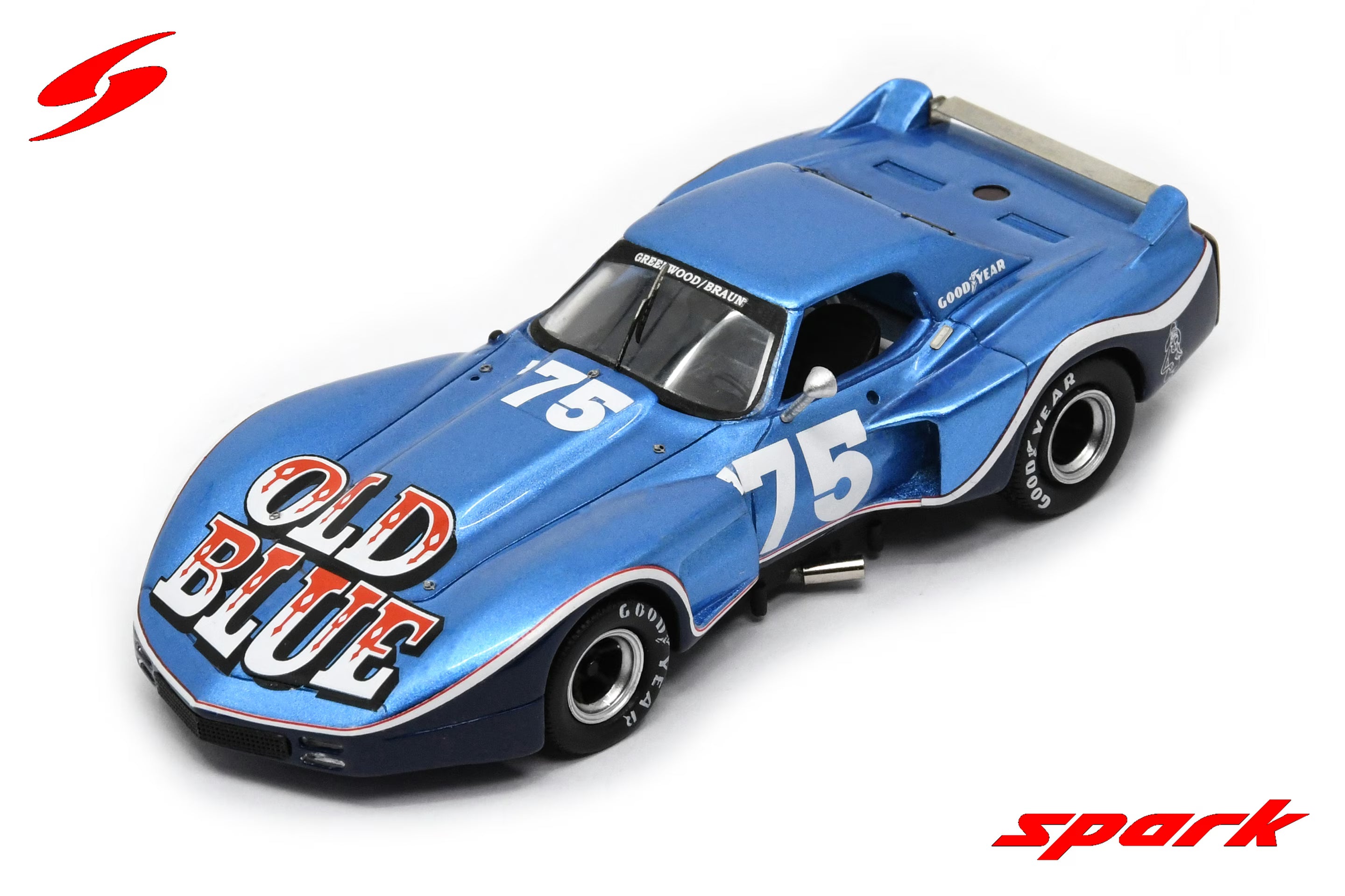 Pre-Order - Corvette Greenwood No.75 Road America 1975 John Greenwood Limited 500 1:43