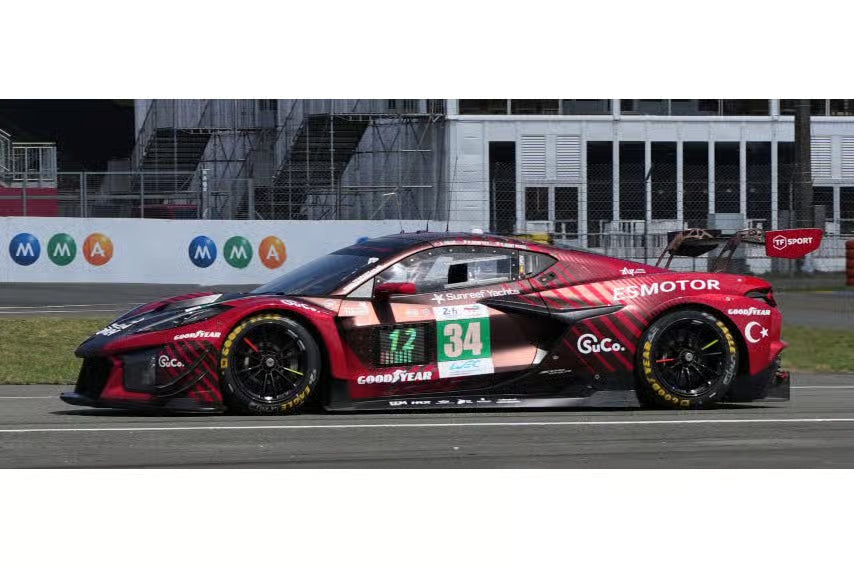 Pre-Order Corvette Z06 LMGT3.R No.34 RACING TEAM TURKEY BY TF Le Mans 24H 2026 P. Dempsey – S. Yoluç – C. Eastwood