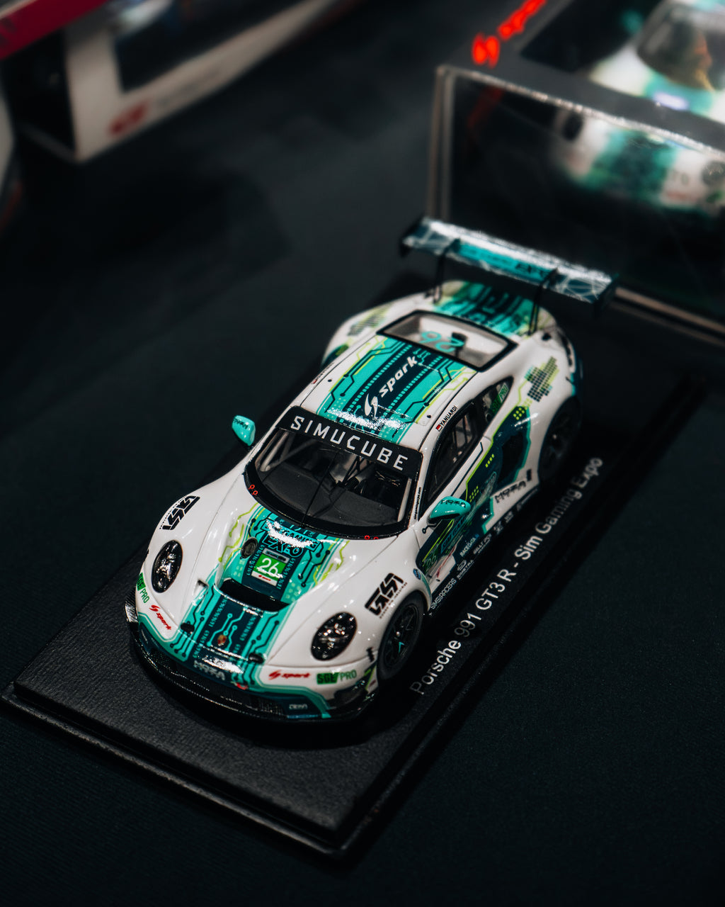 In Stock Now - Porsche 991 GT3 R – Sim Gaming Expo – 1:43 Scale