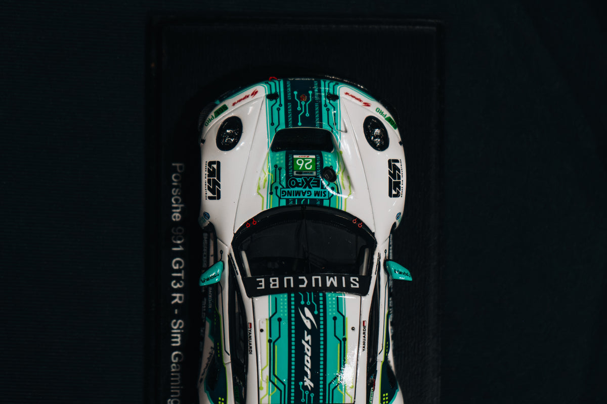 In Stock Now - Porsche 991 GT3 R – Sim Gaming Expo – 1:43 Scale