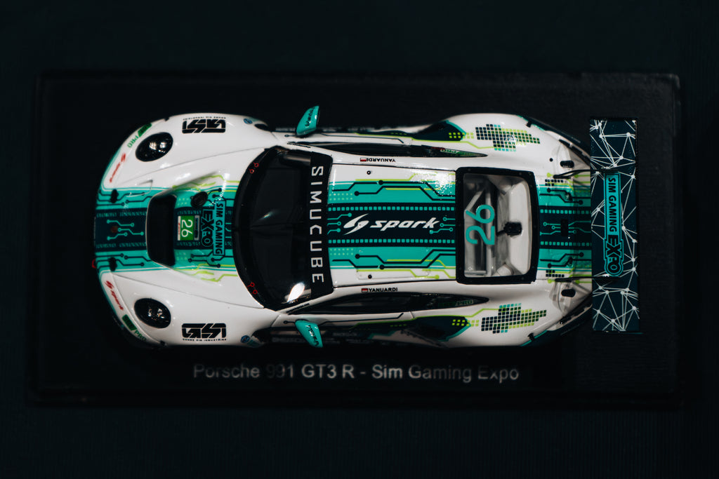 In Stock Now - Porsche 991 GT3 R – Sim Gaming Expo – 1:43 Scale