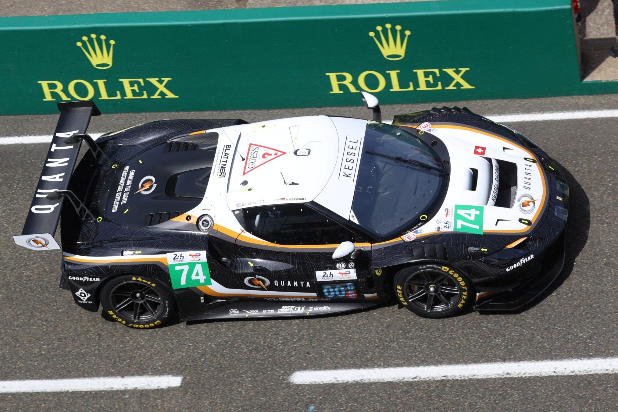 Pre-Order Ferrari 296 GT3 Evo - No. 74 Kessel Racing Le Mans 24H 2026 D. Blattner - L. Patrese - D. Marschall 1:43