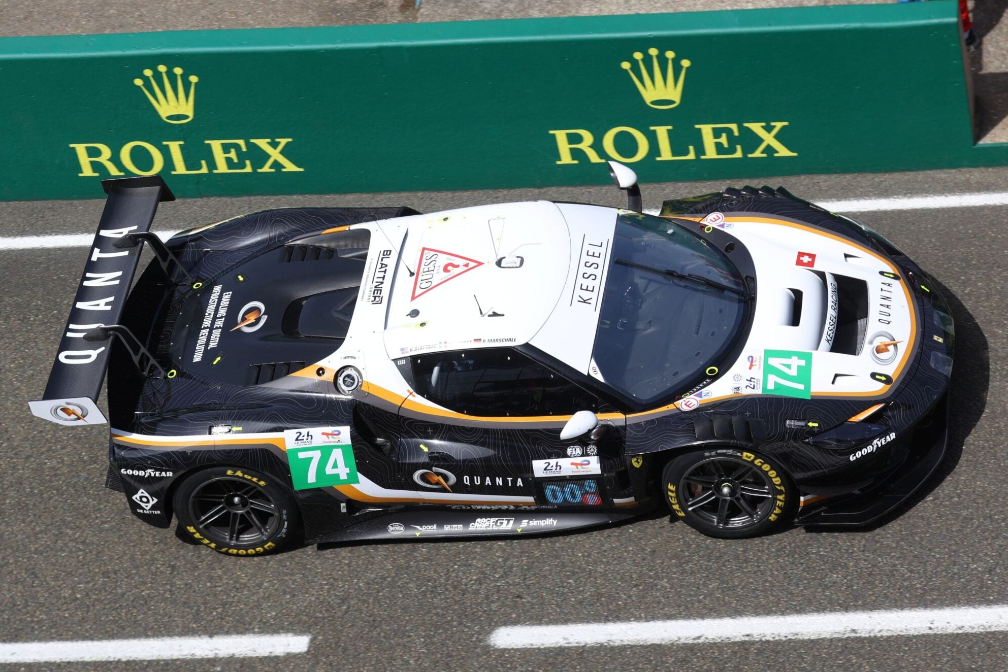 Pre-Order Ferrari 296 GT3 Evo - No. 74 Kessel Racing  Le Mans 24H 2026 D. Blattner - L. Patrese - D. Marschall 1:18