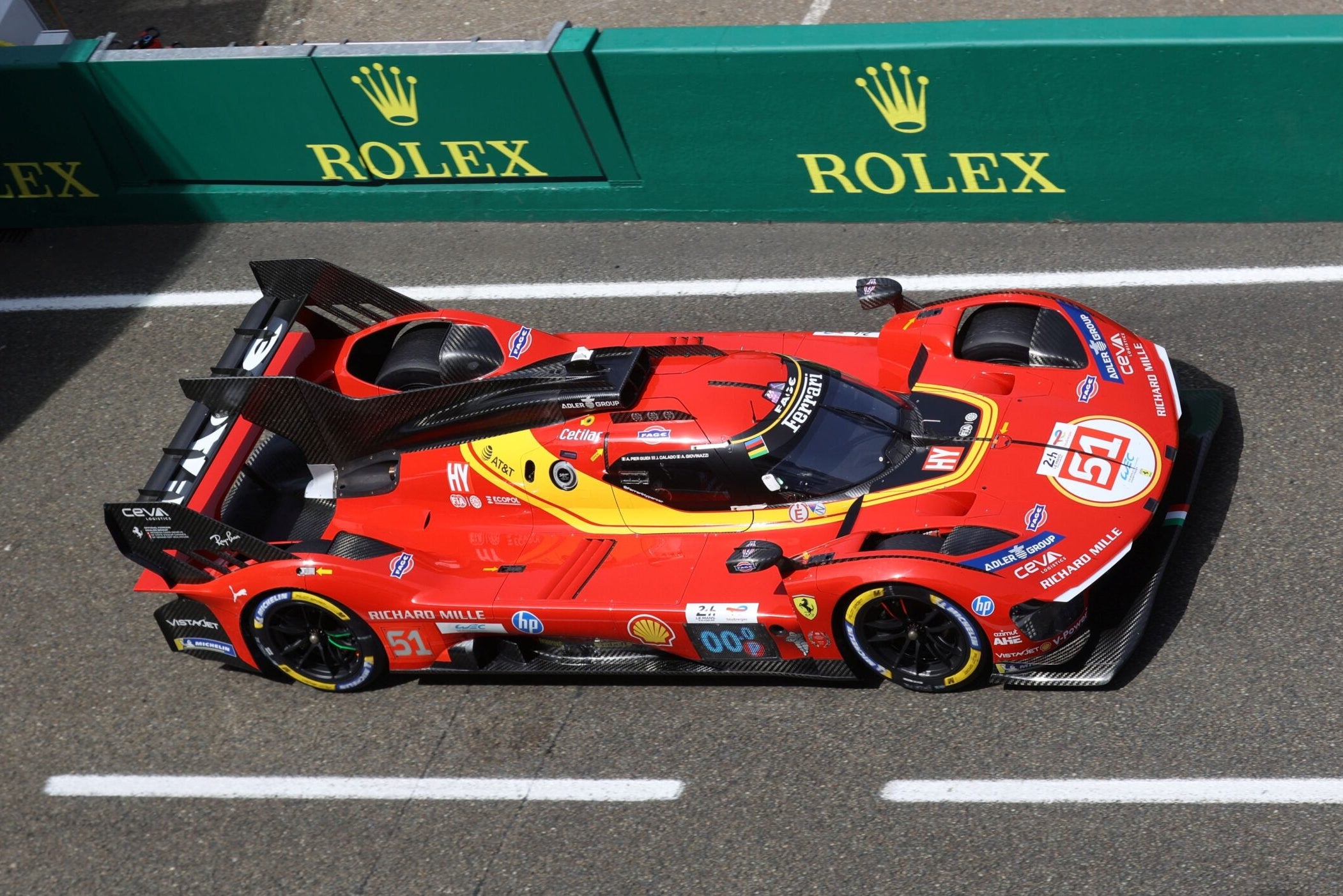 Pre-Order Ferrari 499P - No. 51 Ferrari - AF Corse  5th Le Mans 24H 2026 A. Pier Guidi - J. Calado - A. Giovinazzi 1:18