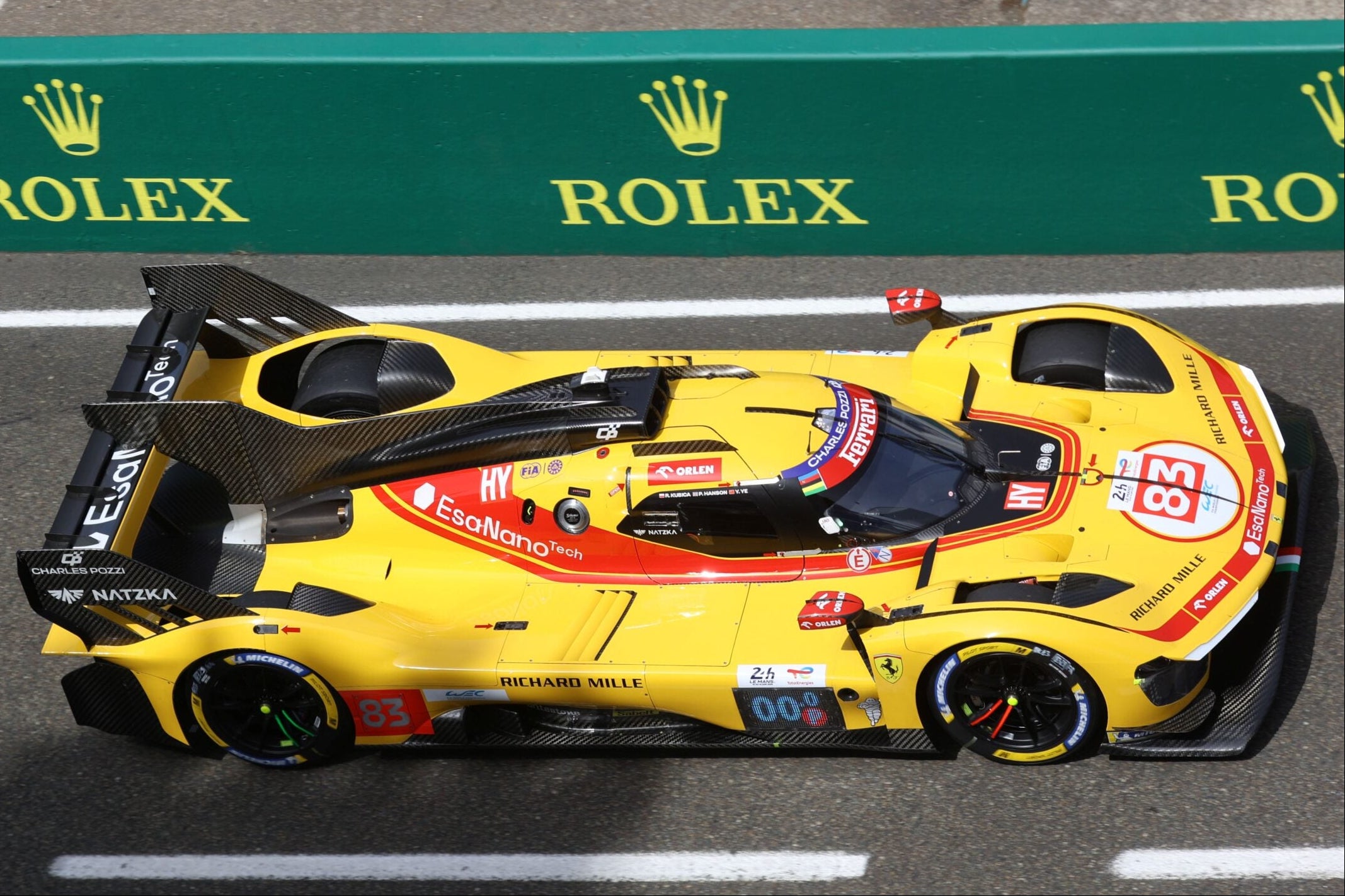 Pre-Order Ferrari 499P - No. 83 AF Corse  7th Le Mans 24H 2026 Y. Ye - R. Kubica - P. Hanson 1:43