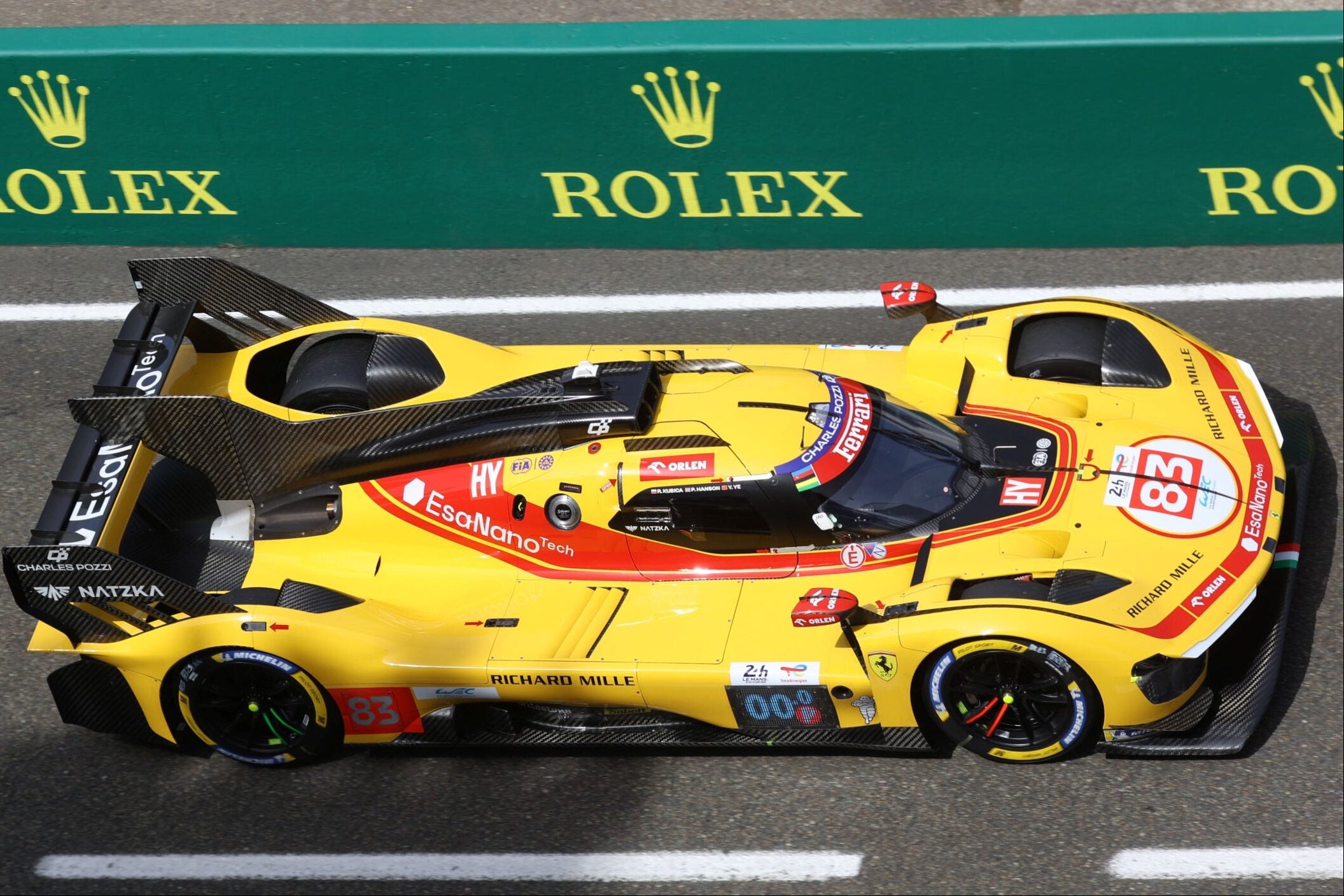 Pre-Order Ferrari 499P - No. 83 AF Corse  7th Le Mans 24H 2026 Y. Ye - R. Kubica - P. Hanson 1:18