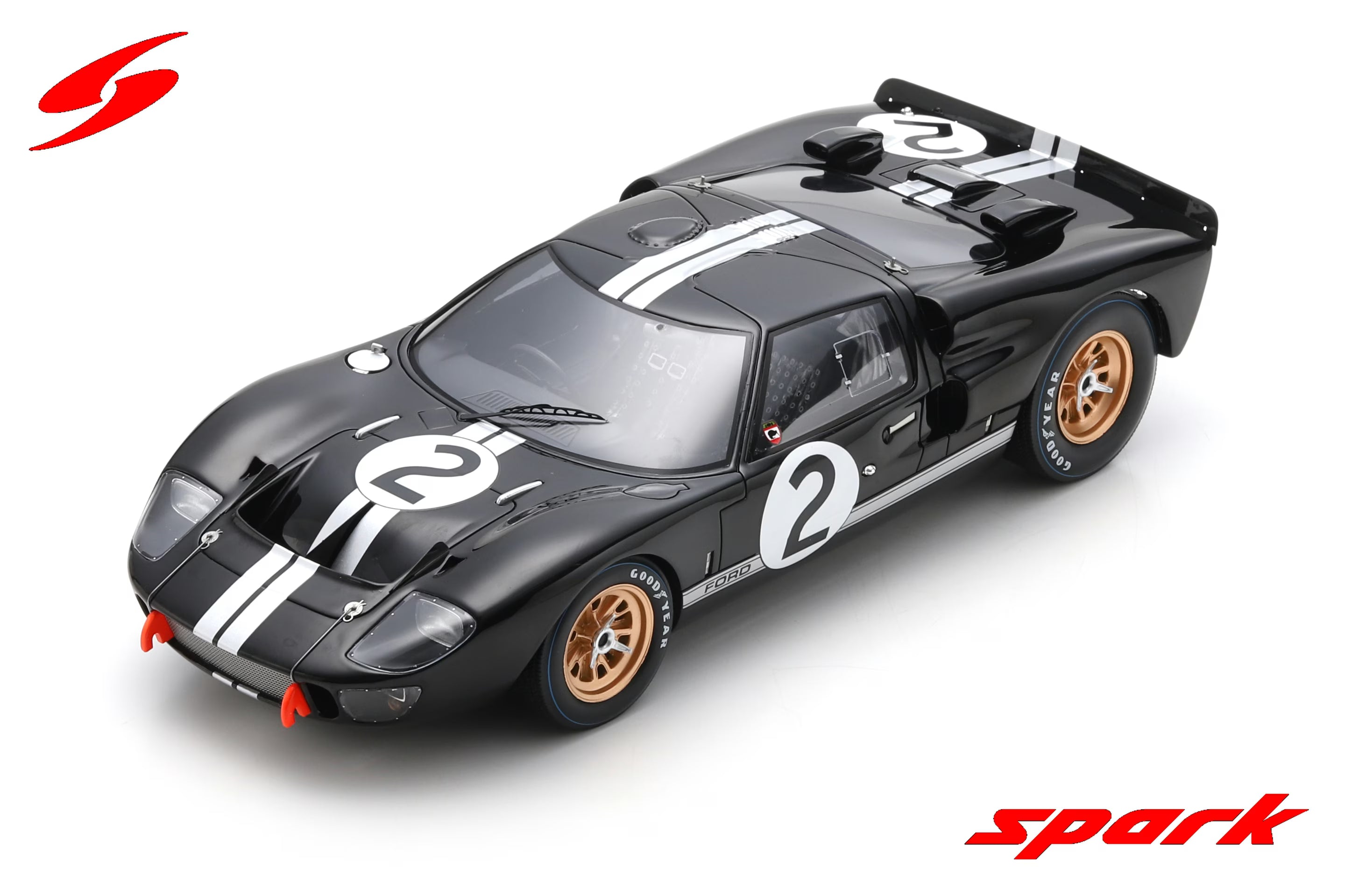 Ford Mk II No.2 Winner 24H Le Mans 1966 B. McLaren - C. Amon 1:18