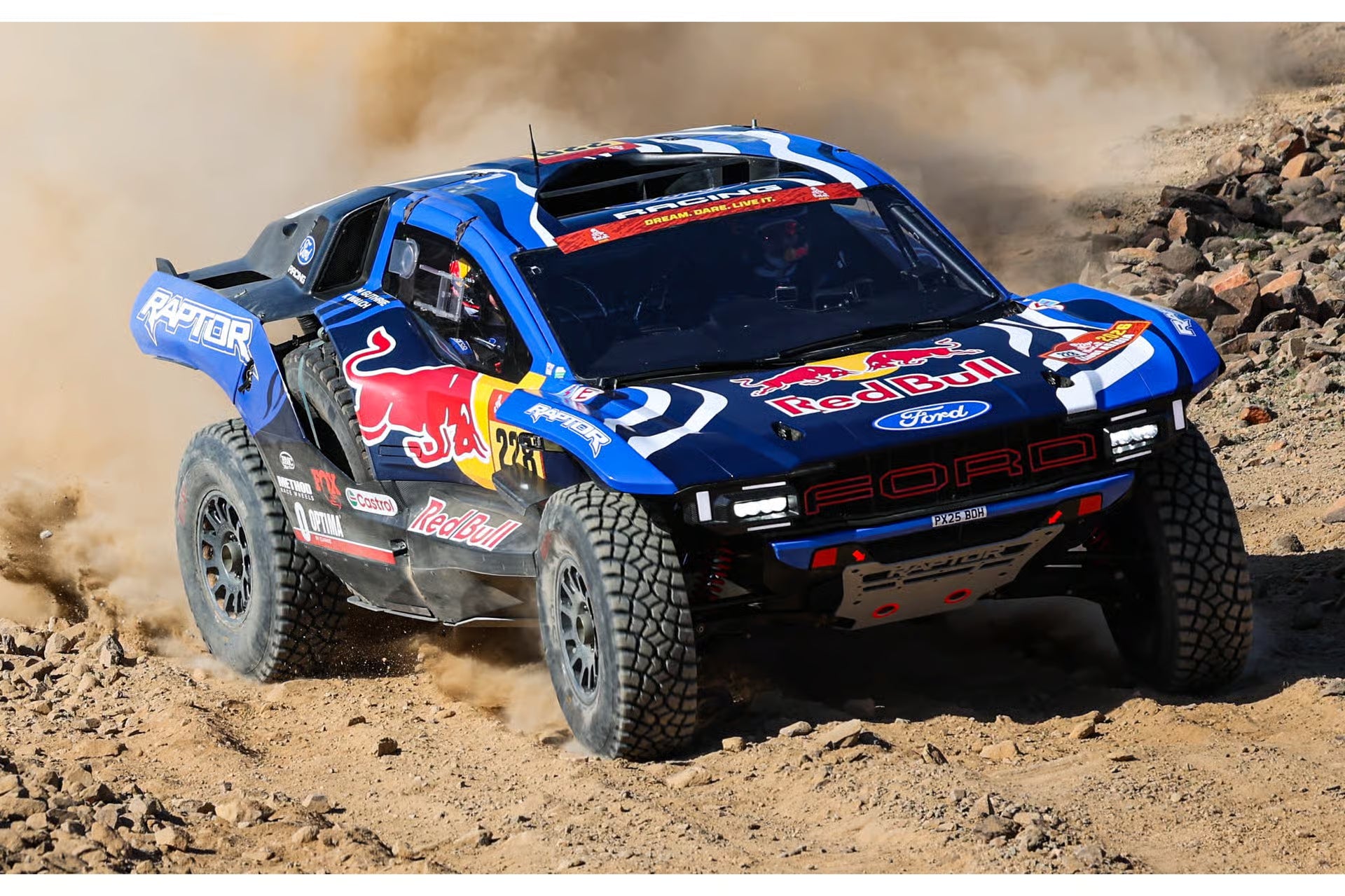 Pre-Order Ford No.228 12th Dakar Rally 2026 M. Guthrie - K. Walch 1:43