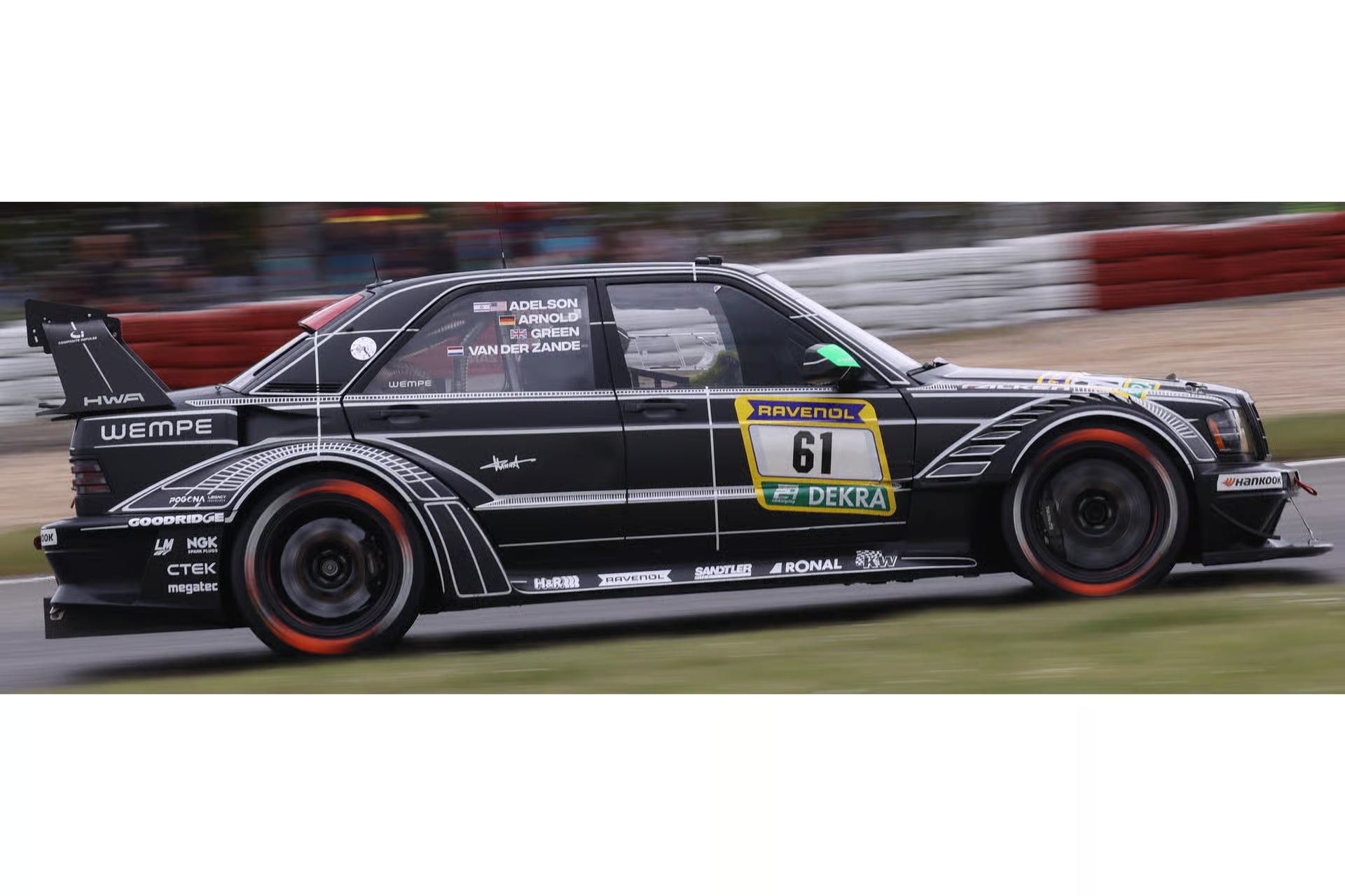 Pre-Order HWA EVO.R No.61 HWA Engineering Speed 24H Nürburgring 2026 A. Adelson - L.D. Arnold - J. Green - R. Van der Zande Limited 300 1:43