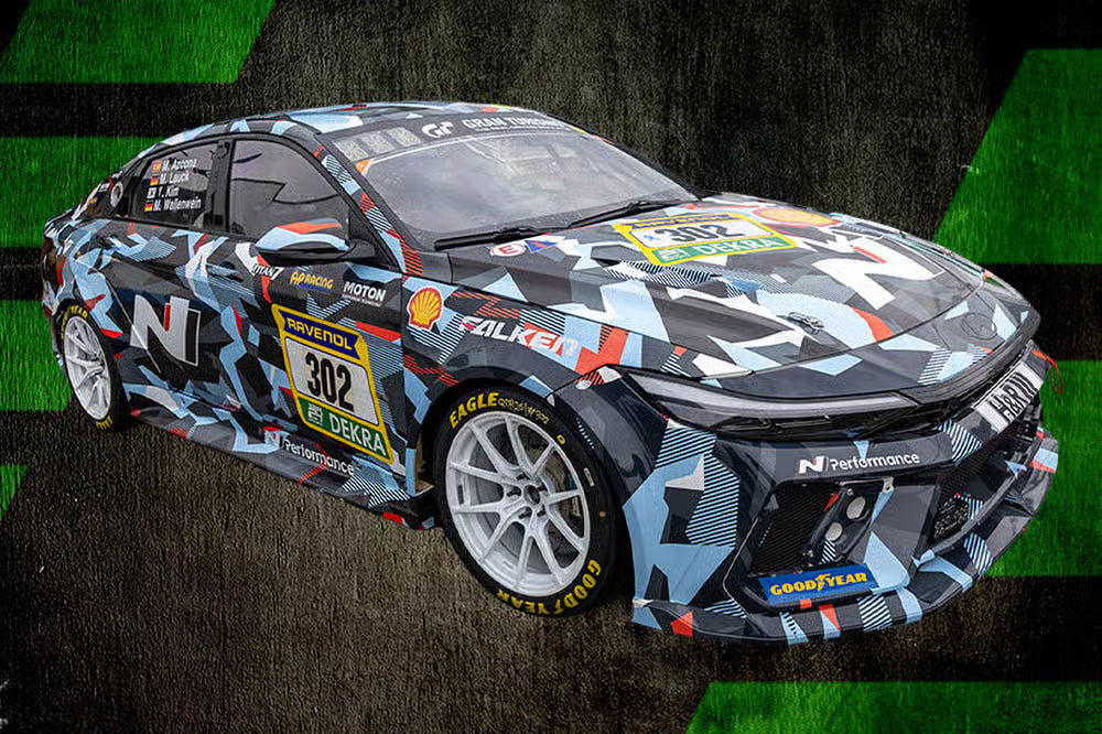 Pre-Order Hyundai Motor Company ELANTRA N1 RP No.302 Hyundai Motorsport N 24H Nürburgring 2026 M. Lauck - Y. Kim - M. Wallenwein - M. Azcona Limited 300 1:43