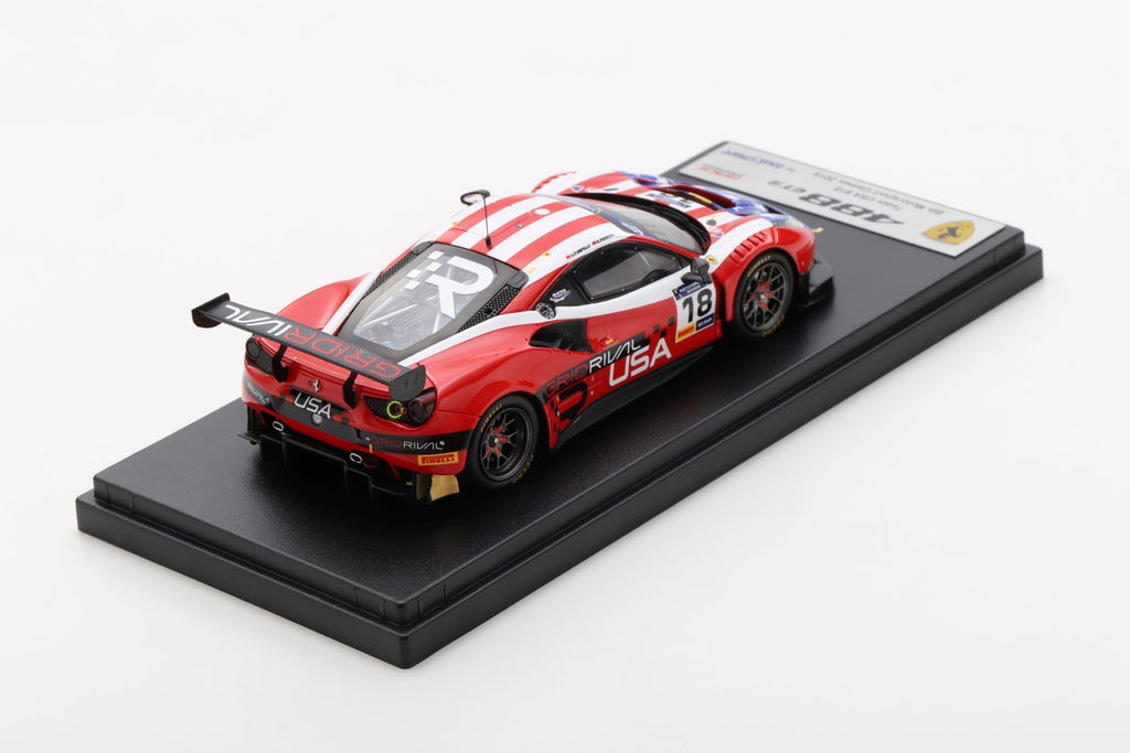 Ferrari 488 GT3 No.18 – 8th Place FIA Motorsport Games GT Cup Vallelunga 2019 | Spencer Pumpelly / R. Ferriol | Team USA 1:43
