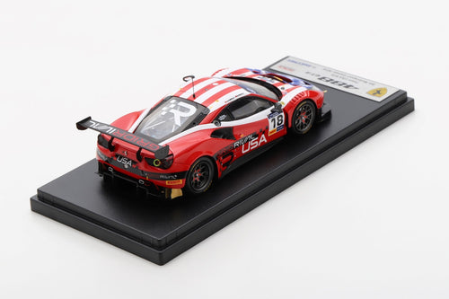 Ferrari 488 GT3 No.18 – 8th Place FIA Motorsport Games GT Cup Vallelunga 2019 | Spencer Pumpelly / R. Ferriol | Team USA 1:43