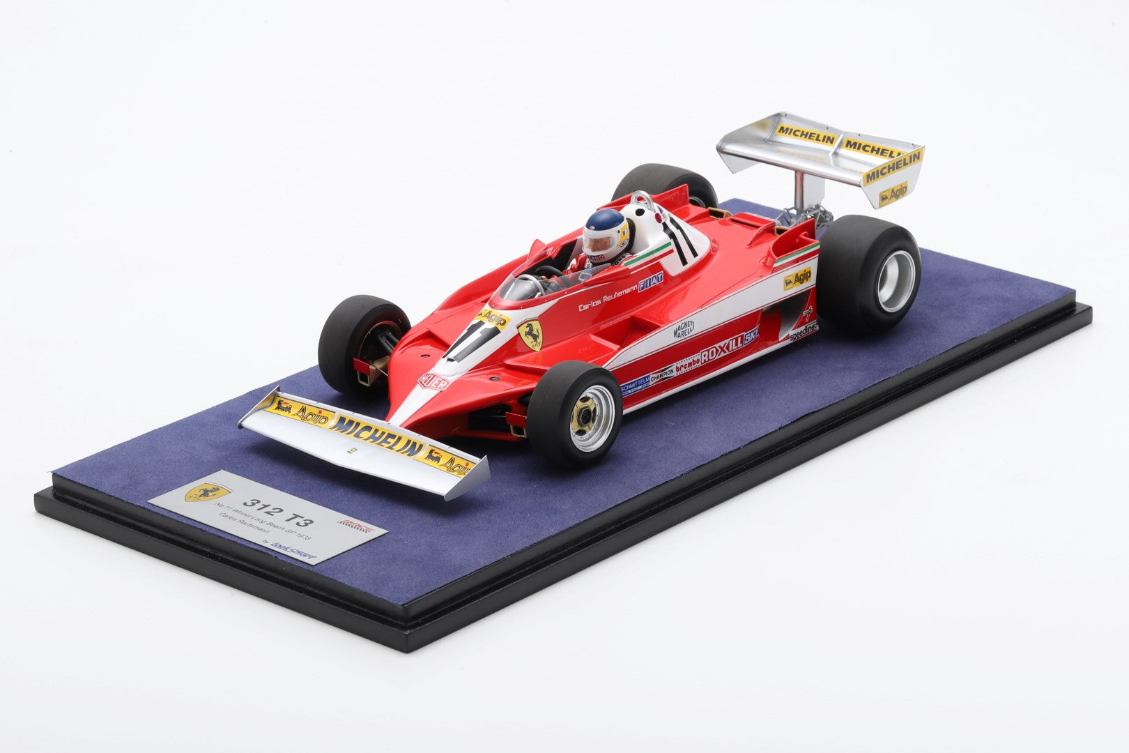 Pre-Order Ferrari 312T3 No.11 Winner Long Beach GP 1978 Carlos Reutemann