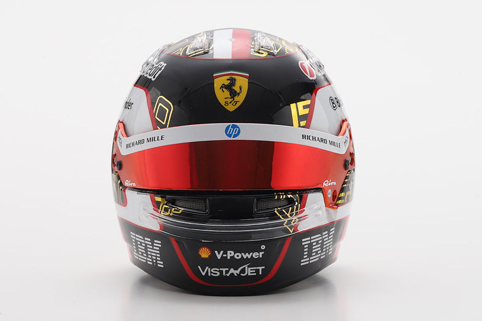 Pre-Order - Charles Leclerc LookSmart Helmet – Scuderia Ferrari HP - Abu Dhabi GP 2025 1:5