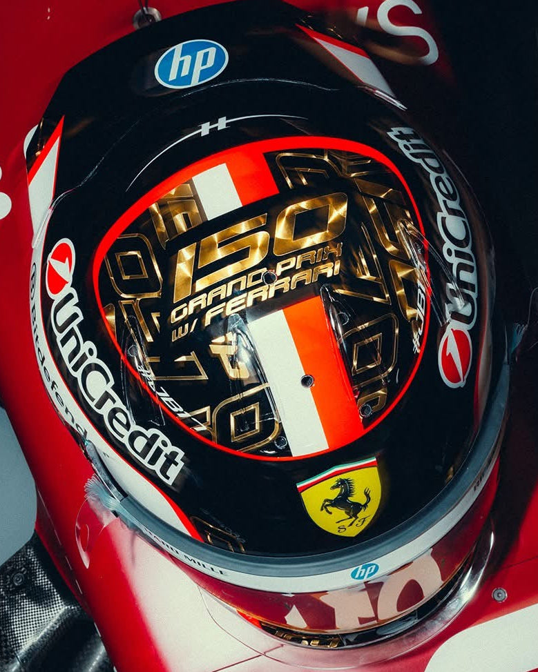 Charles Leclerc LookSmart Helmet – Scuderia Ferrari HP - Abu Dhabi GP 2025 1:5