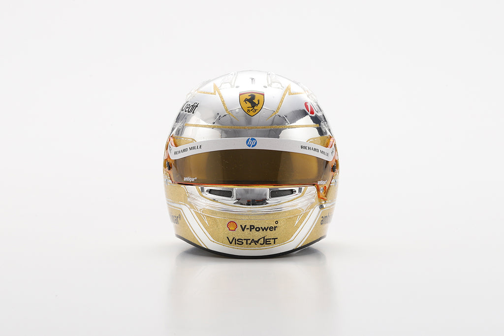 Pre-Order - Lewis Hamilton LookSmart Helmet – Scuderia Ferrari HP - Abu Dhabi GP 2025 1:5