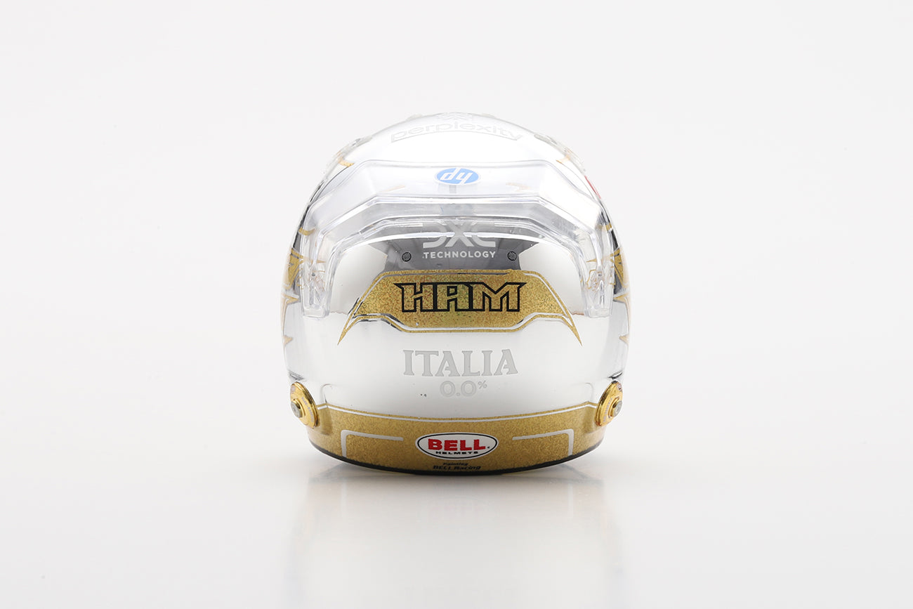 Pre-Order - Lewis Hamilton LookSmart Helmet – Scuderia Ferrari HP - Abu Dhabi GP 2025 1:5