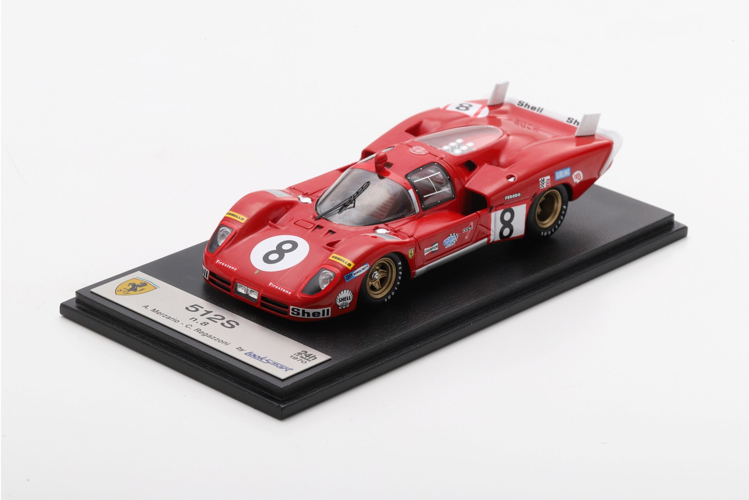 Pre-Order Ferrari 512 S No.8 Le Mans 24H 1970 A. Merzario - C. Regazzoni