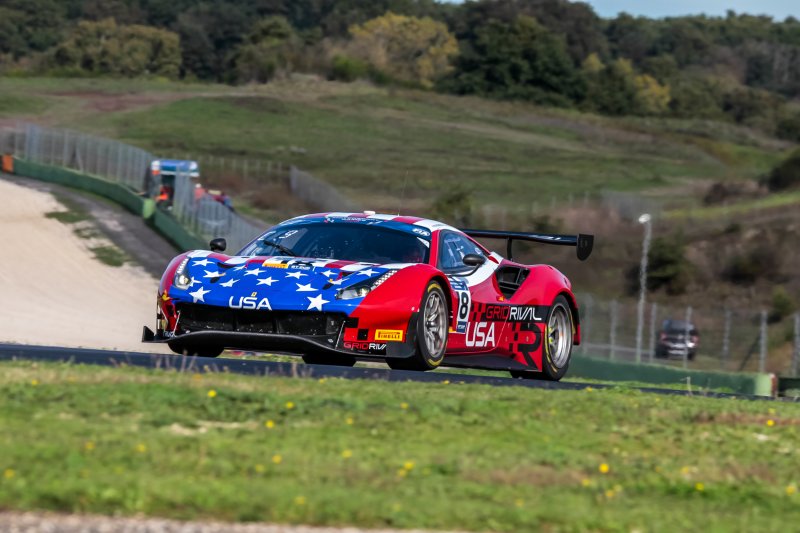 Ferrari 488 GT3 No.18 – 8th Place FIA Motorsport Games GT Cup Vallelunga 2019 | Spencer Pumpelly / R. Ferriol | Team USA 1:43