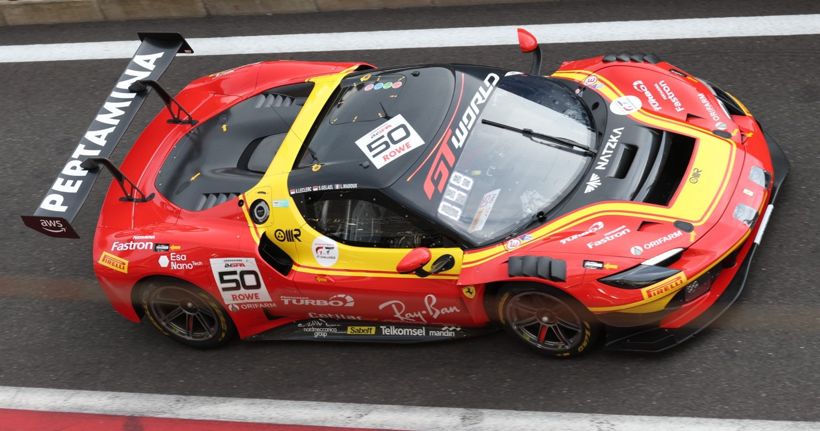 Pre-Order Ferrari 296 GT3 EVO No.50 AF Corse 5th 24H Spa 2026 L. Wadoux - A. Leclerc - S. Gelael