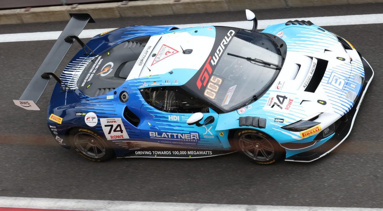 Pre-Order Ferrari 296 GT3 EVO No.74 Kessel Racing 10th 24H Spa 2026 D. Blattner - M. Jaubert - D. Marschall - B. Tuck