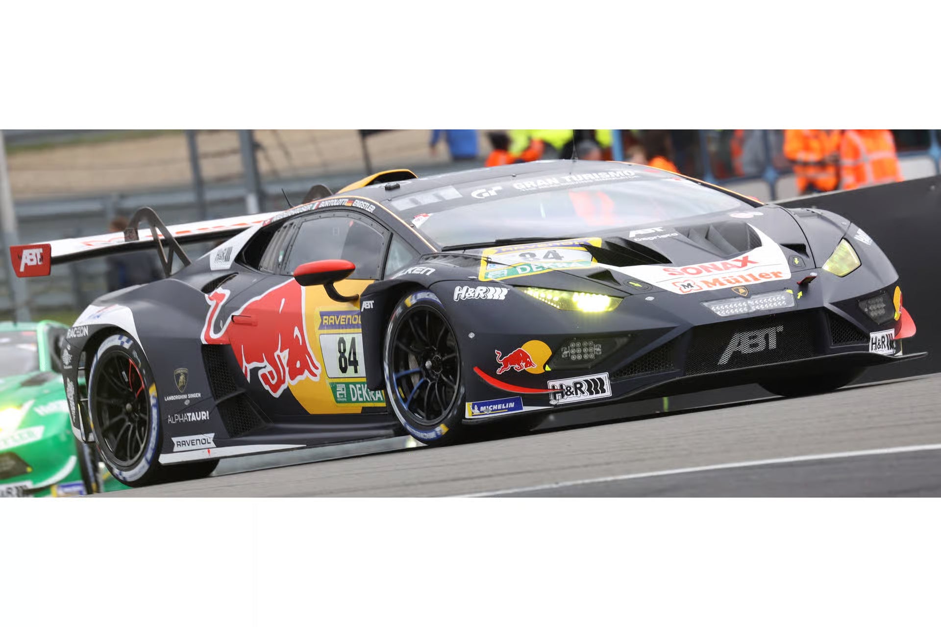 Pre-Order Lamborghini Huracan GT3 EVO2 No.84 Red Bull Team ABT 24H Nürburgring 2026 L. Engstler - M. Bortolotti - P. Niederhauser Limited 300 1:43