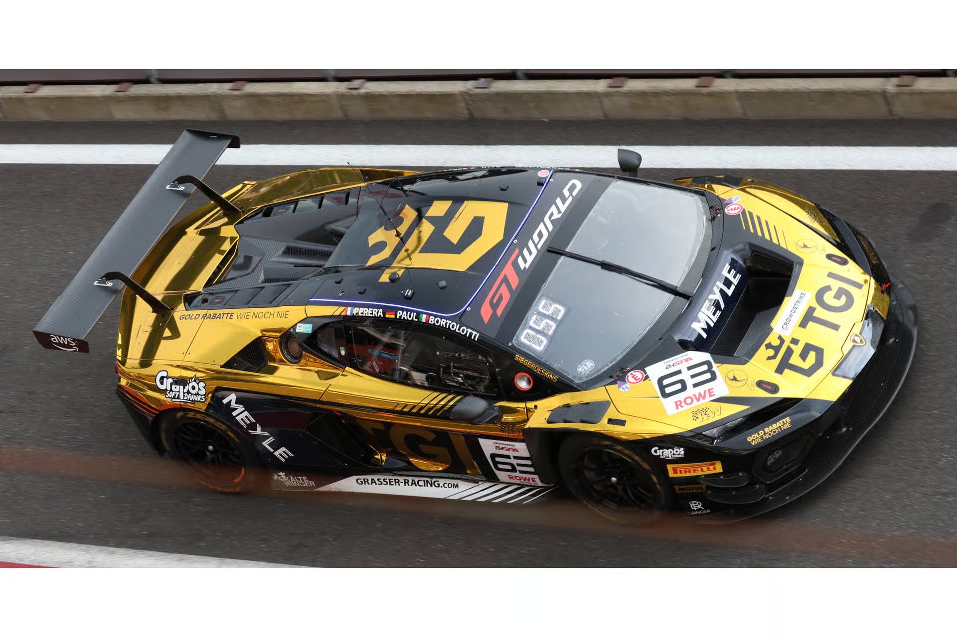 Pre-Order Lamborghini Temerario GT3 No.63 TGI Team by GRT 24H Spa 2026 F. Perera - M. Paul - M. Bortolotti Limited 300