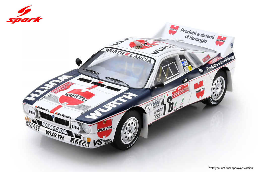 Pre-Order Lancia 037 Rally Sanremo 1983 F. Tabaton - L. Tedechini